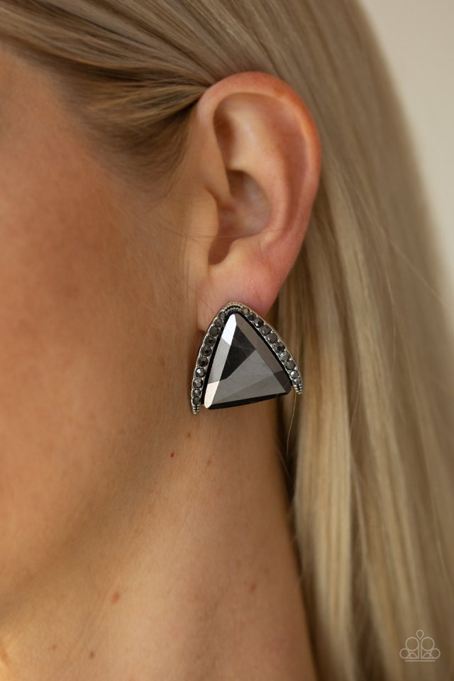 Exalted Elegance - Silver - Paparazzi Earring Image