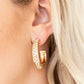 Cash Flow - Gold - Paparazzi Earring Image