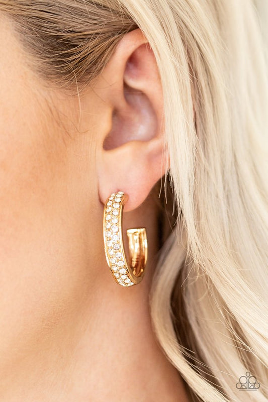 Cash Flow - Gold - Paparazzi Earring Image