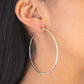 Paparazzi Earring ~ Perfect Shine - Silver