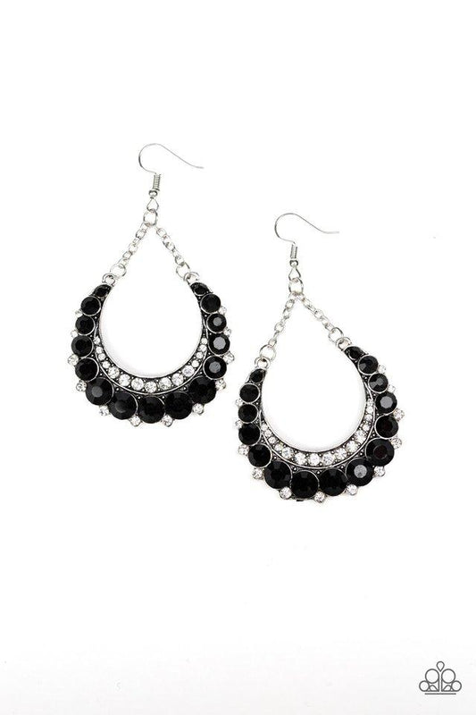 Paparazzi Earring ~ Once In A SHOWTIME - Black