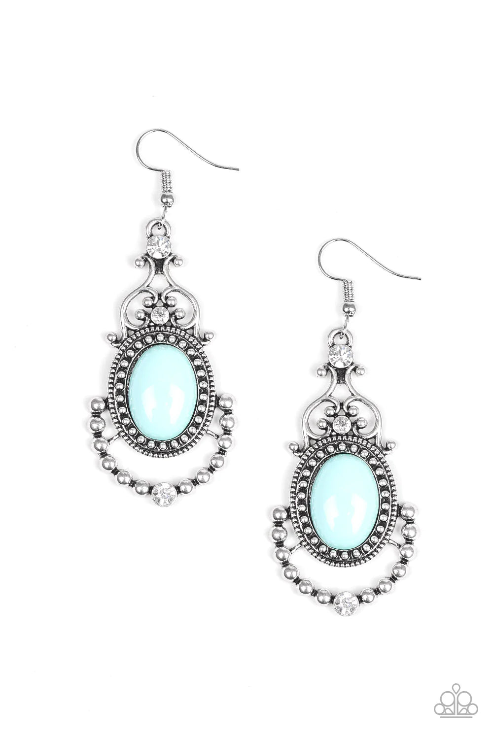 Paparazzi Earring ~ CAMEO and Juliet - Blue