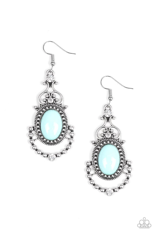 Paparazzi Earring ~ CAMEO and Juliet - Blue