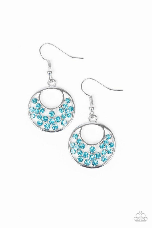 Paparazzi Earring ~ Sugary Shine - Blue