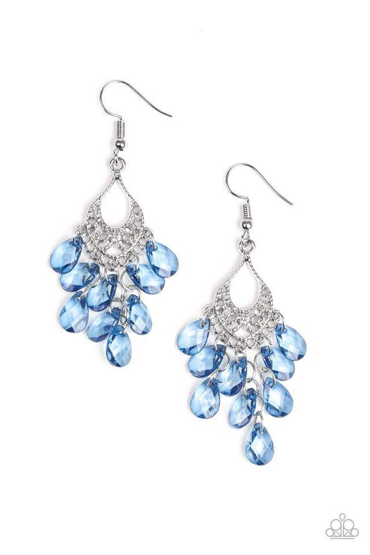 Paparazzi Earring ~ What Happens In Maui - Blue