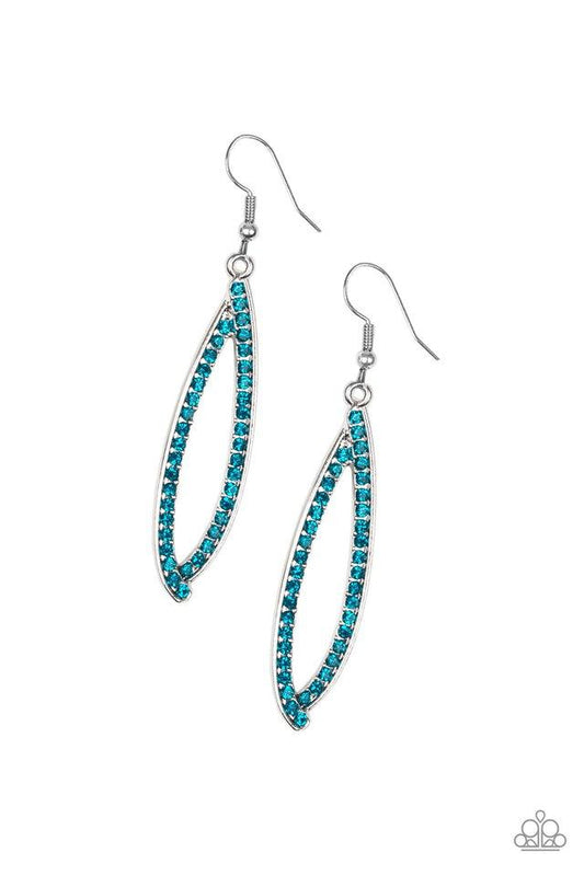 Paparazzi Earring ~ Treasure Trove Trinket - Blue