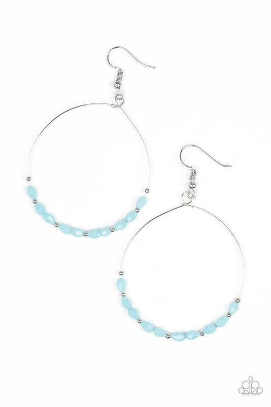 Paparazzi Earring ~ Prize Winning Sparkle - Blue