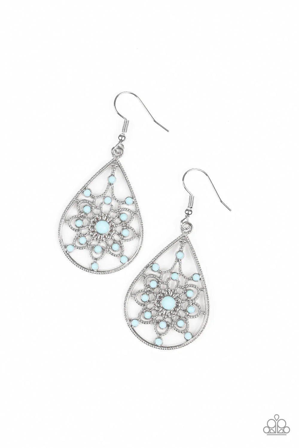 Paparazzi Earring ~ A Flair For Fabulous - Blue