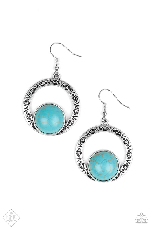 Paparazzi Earring ~ Mesa Mood  - Blue