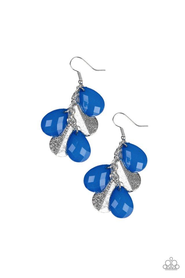 Paparazzi Earring ~ Seaside Stunner - Blue