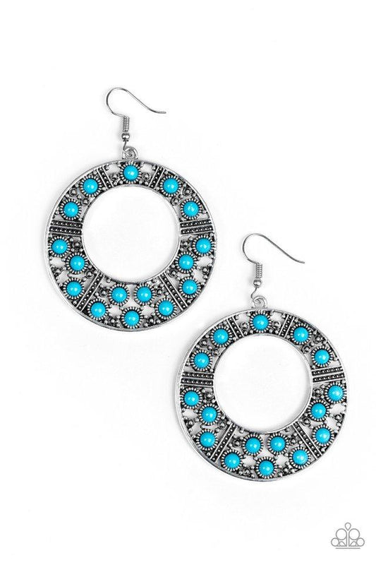 Paparazzi Earring ~ San Diego Samba - Blue