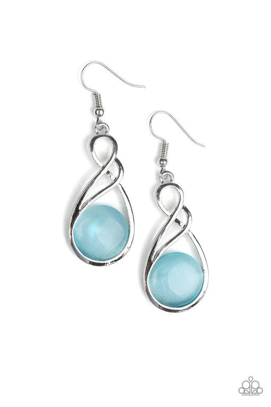 Paparazzi Earring ~ Swept Away - Blue