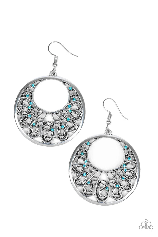 Paparazzi Earring ~ Fancy That - Blue