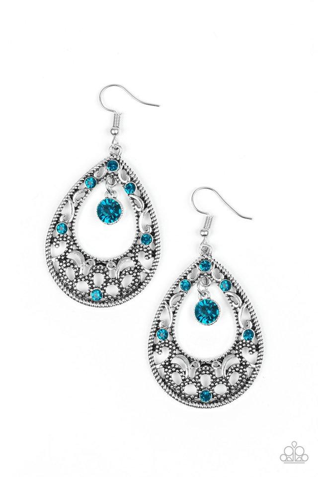 Paparazzi Earring ~ Gotta Get That Glow - Blue