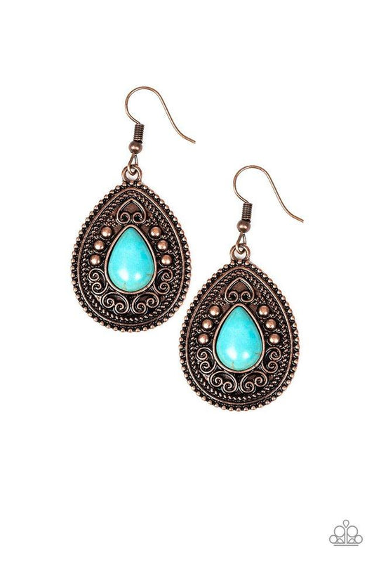 Paparazzi Earring ~ Desert Nirvana - Copper