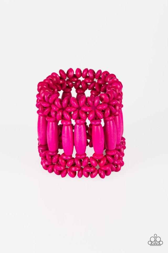 Paparazzi Bracelet ~ Barbados Beach Club - Pink
