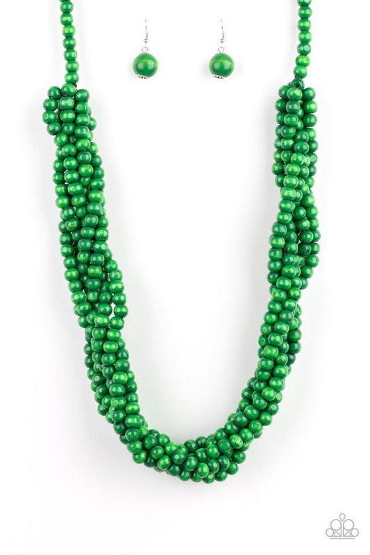 Collar Paparazzi ~ Tahiti Tropic - Verde