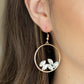 Cue The Confetti - Gold - Paparazzi Earring Image