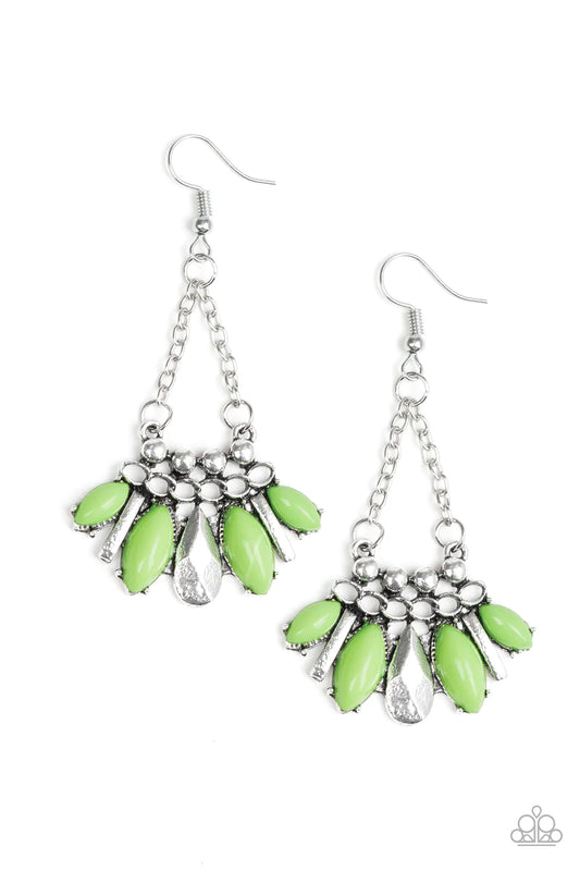 Paparazzi Earring ~ Terra Tribe - Green