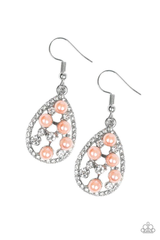 Paparazzi Earring ~ Faulously Wealthy - Orange