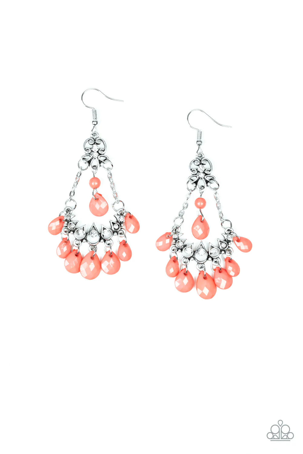 Paparazzi Earring ~ Malibu Sunset - Orange