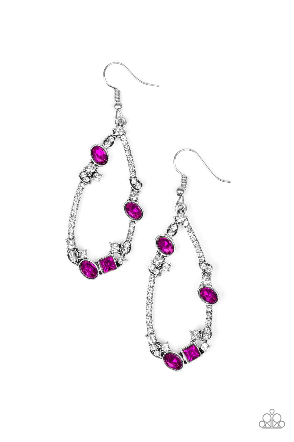 Paparazzi Earring ~ Quite The Collection - Pink