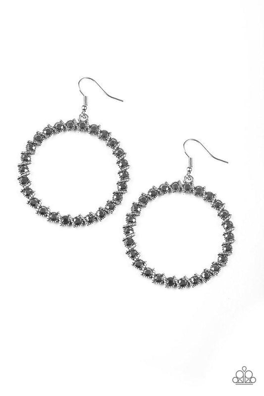 Paparazzi Earring ~ Enlighten Me - Silver