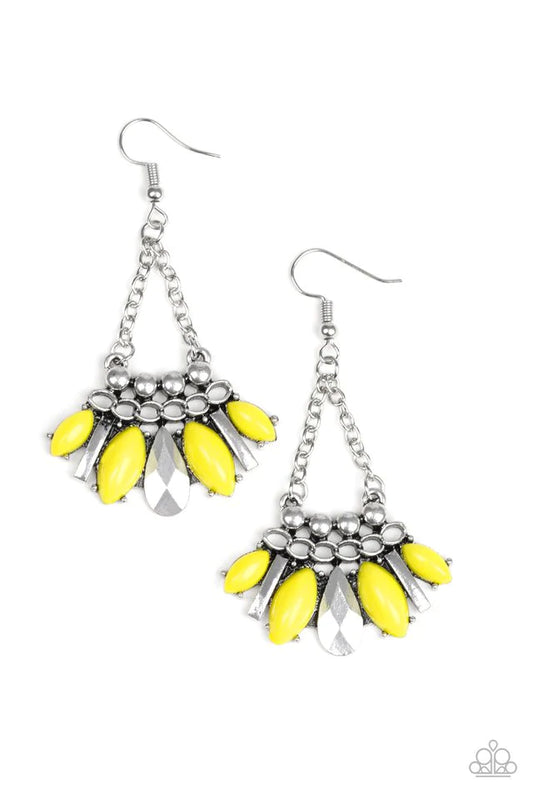 Paparazzi Earring ~ Terra Tribe - Yellow