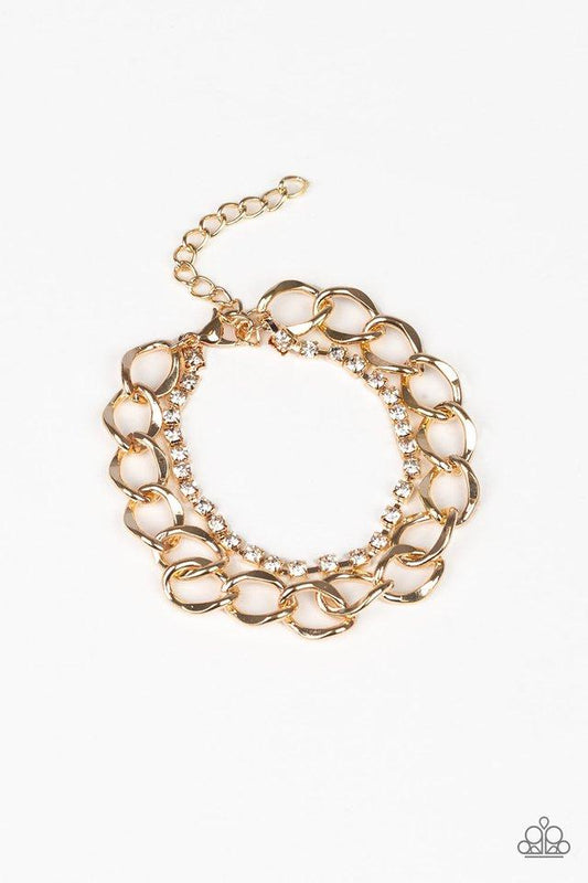 Pulsera Paparazzi ~ Material Girl - Oro