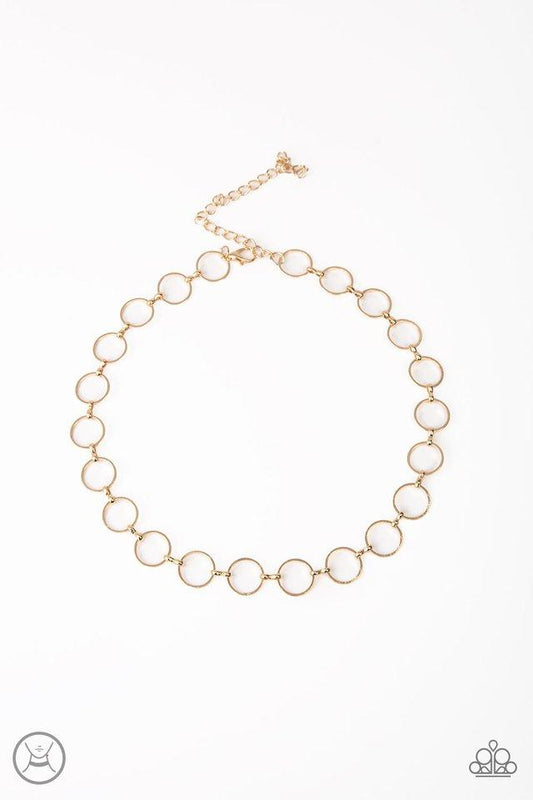 Paparazzi Necklace ~ Metro Spunk - Gold