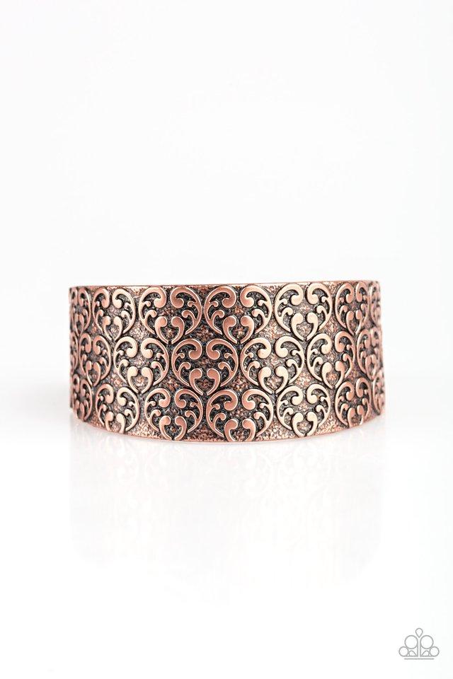 Paparazzi Bracelet ~ Eat Your Heart Out - Copper