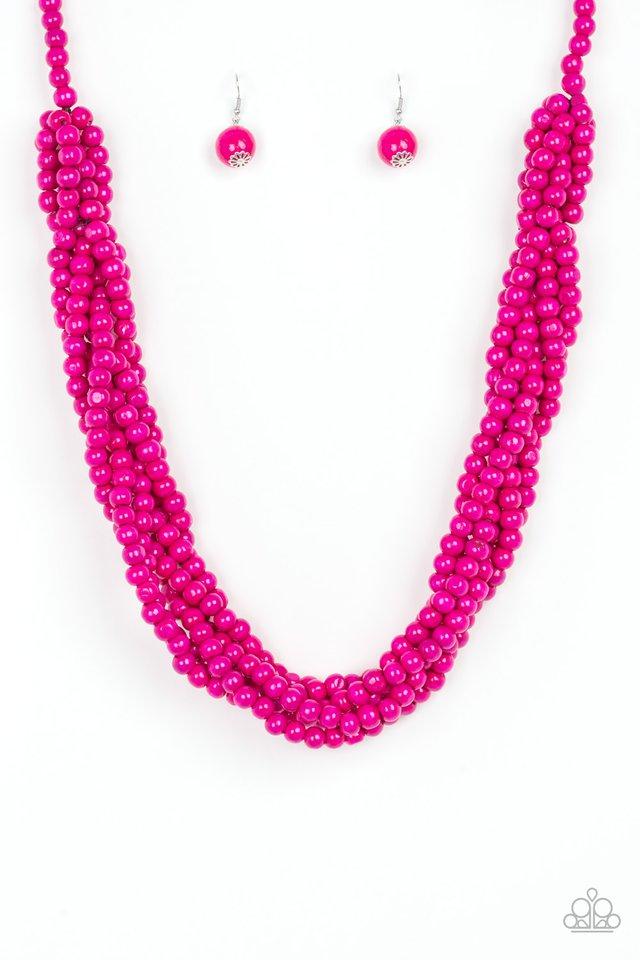 Collar Paparazzi ~ Tahiti Tropic - Rosa