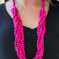 Paparazzi Necklace ~ Tahiti Tropic - Pink