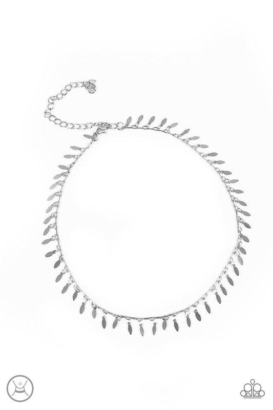 Paparazzi Necklace ~ PURR-fect Ten - Silver