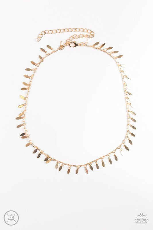 Collar Paparazzi ~ PURR-fect Ten - Oro