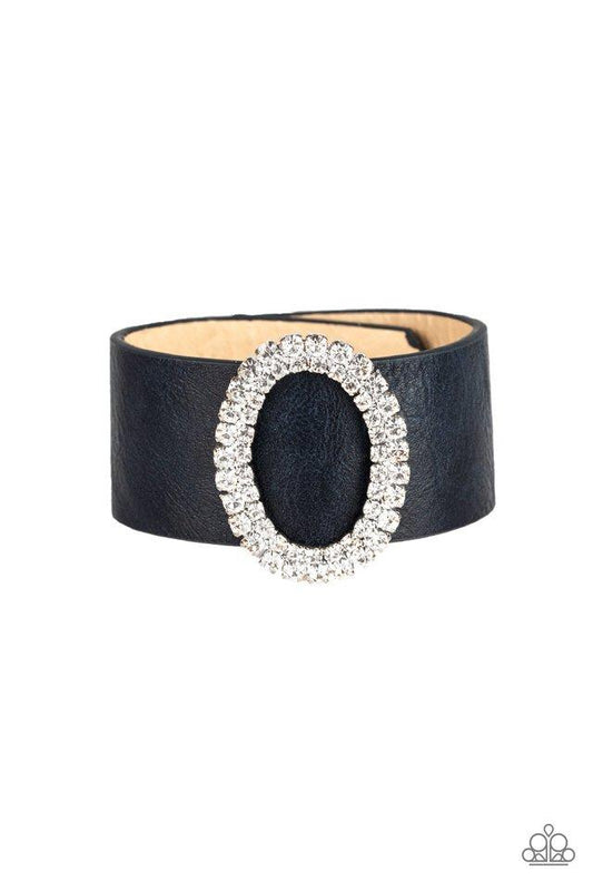 Paparazzi Bracelet ~ Center Stage Starlet - Blue