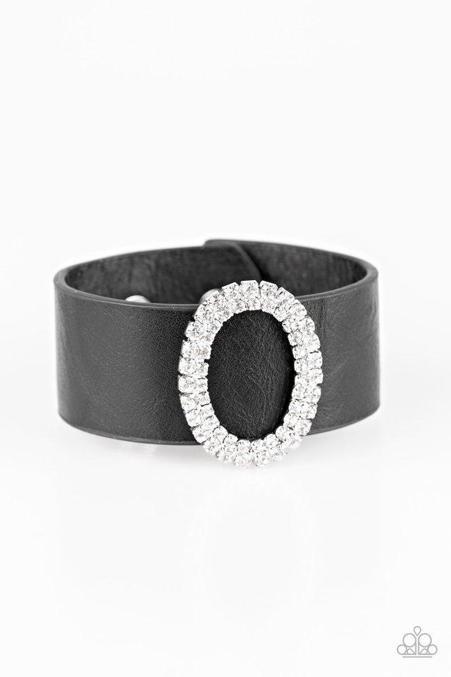 Pulsera Paparazzi ~ Center Stage Starlet - Negro