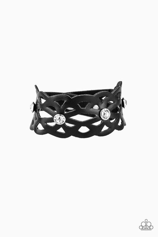 Pulsera Paparazzi ~ Runaway Radiance - Negro