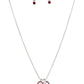 Paparazzi Necklace ~ Triple the Beat - Red