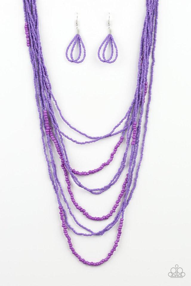 Paparazzi Necklace ~ Totally Tonga - Purple