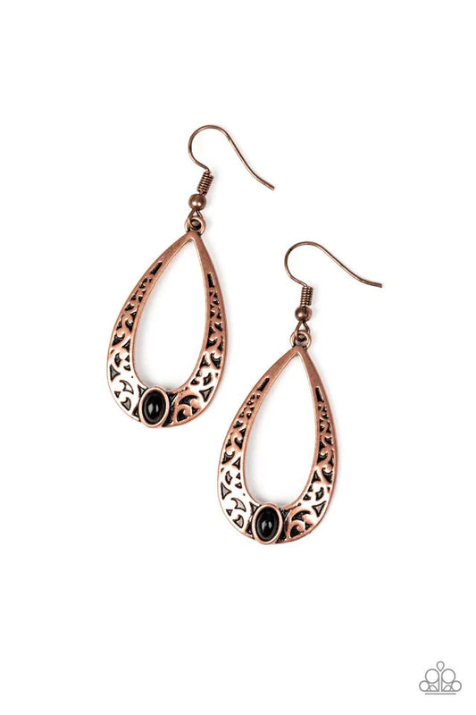 Paparazzi Earring ~ Colorfully Charismatic - Copper
