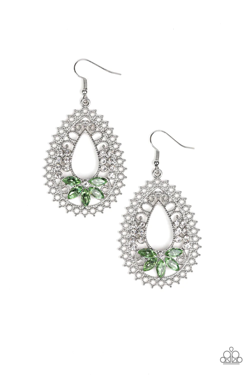 Paparazzi Earring ~ Instant REFLECT - Green