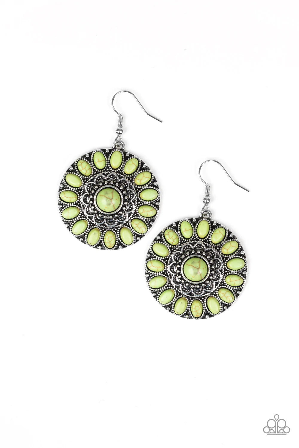 Paparazzi Earring ~ Desert Palette - Green