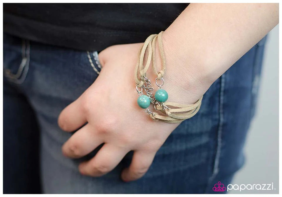 Pulsera Paparazzi ~ Escríbeme una canción de amor - Azul