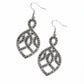 Paparazzi Earrings ~ A Grand Statement - Silver