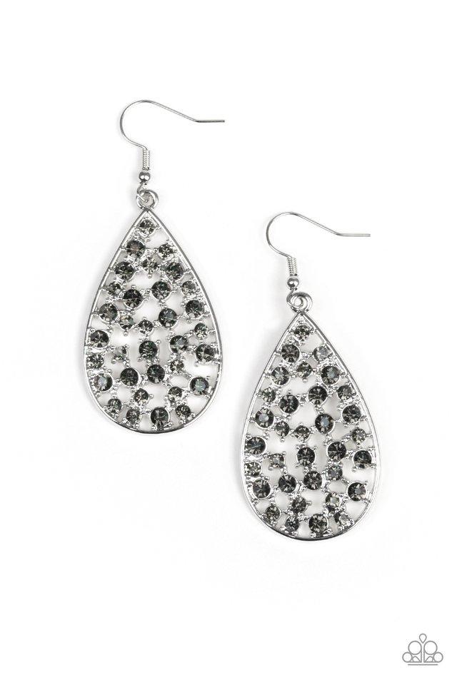 Paparazzi Earring ~ Call Me Ms. Universe - Silver