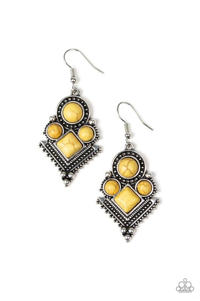 Paparazzi Earring ~ So Sonoran - Yellow