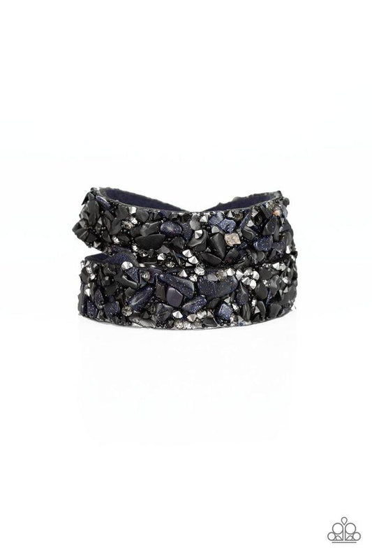 Paparazzi Bracelet ~ CRUSH Hour - Blue