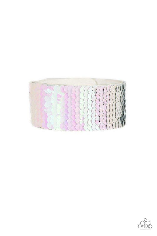 Pulsera Paparazzi ~ Sirena mer-mazingly - Rosa