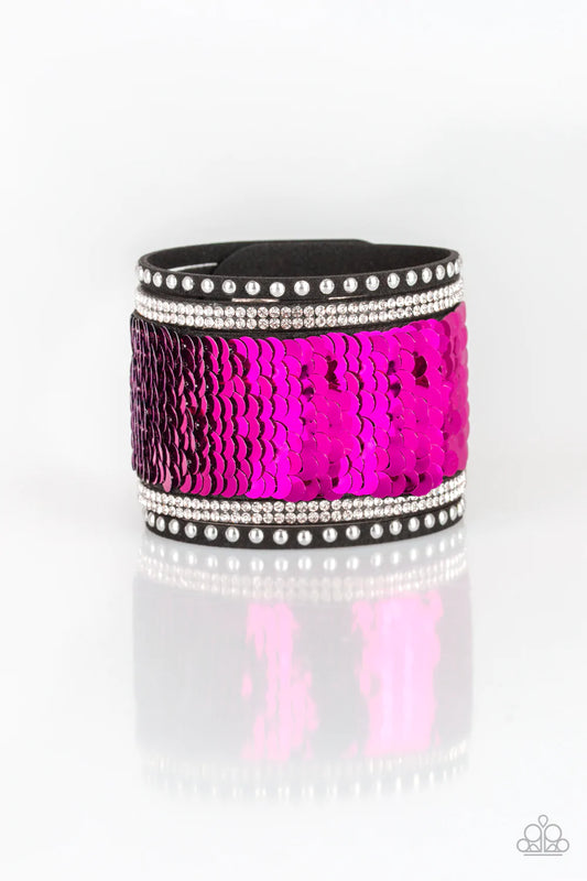 Pulsera Paparazzi ~ Las sirenas se divierten más - Rosa